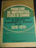 Probleme De Matematica, Fizica Si Chimie Date La Concursurile - Coelctiv ,540025, Didactica Si Pedagogica