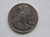 1 FRANC 1939 BELGIA-BELGIQUE-BELGIE