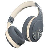Casti Over-ear PowerLocus P19, Wireless/Wired, Gri