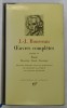 J.J. Rousseau, Oeuvres Compl&egrave;tes, Tome IV: Emile, Educație, Botanică, Pleiade 1959, Ediție de Lux, Legatura Piele, H&acirc;rtie Biblie