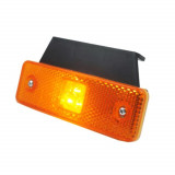 Lampa gabarit auto BestAutoVest 12/24V dreptunghiulara Portocaliu cu Leduri, 98x31x18mm, cu suport fixare detasabil, 1 buc. Kft Auto, AutoLux