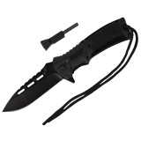 Cumpara ieftin Briceag de vanatoare DEPOX&reg;, Silent Future, otel inoxidabil, 21 cm, negru