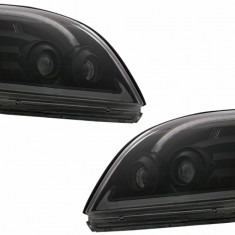 Faruri TUBE LIGHT LED compatibil cu TOYOTA Land Cruiser FJ120 (2003-2009) Negru cu Semnal Dinamic LHD HLTOLCB