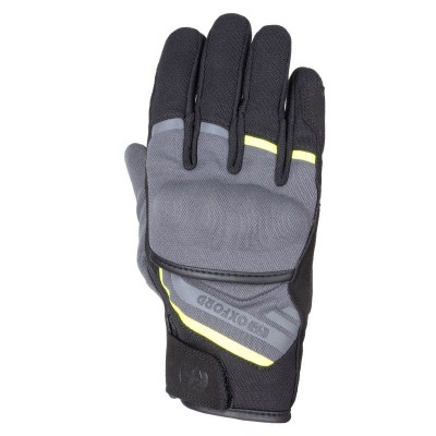 MBS Manusi piele/textil Oxford Dakar 1.0, gri-inchis/galben, S, Cod Produs: GM221102SOX foto
