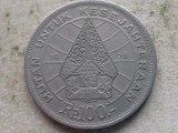 INDONESIA-100 RUPIAH 1978, Asia