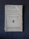 SENTIMENTUL RELIGIOS, PSIHOLOGIA SI PATOLOGIA LUI - N. ZAHARIA