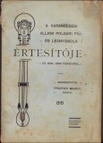 HST C1182 A karansebesi allami polgari iskola ertesitoje 1908-1909