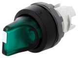 Comutator rotativ 22mm verde IP66