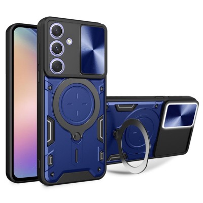 Husa Samsung Galaxy A54 Techsuit CamGuard Pro, albastru foto