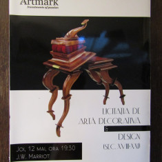 ARTMARK , LICITATIA DE ARTA DECORATIVA & DESIGN ( SEC. XVIII-XXI ) , 12 MAI 2011