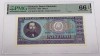 Bancnota romaneasca de colectie - 100 lei 1966 gradata PMG EPQ66