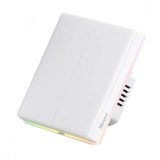 Intrerupator touch smart Sonoff T5-2C-86, alb, Wi-Fi