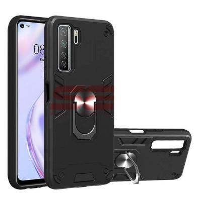 Toc TPU+PC Armor Ring Case Samsung Galaxy A22 4G Black foto