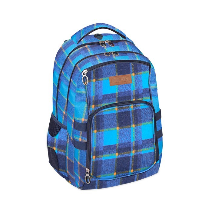Ghiozdan tip rucsac cu compartiment laptop Starpak Chequer 1 388323 Ghiozdan tip rucsac cu compartiment laptop Starpak Chequer 1 388323