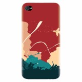 Husa silicon pentru Apple Iphone 4 / 4S, War