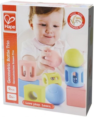 Hape Set 3 Zornaitoare Forme Geometrice foto