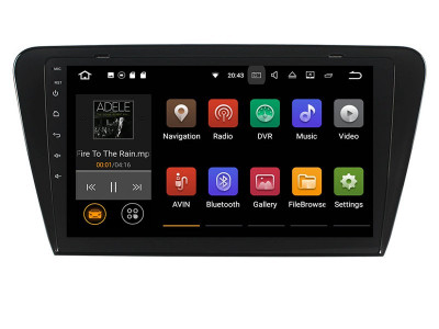 Navigatie Gps Android Skoda Octavia 3 ( 2013-2018 ) ,Touchscreen 10.1 &amp;quot; , Android 9.0 , 2GB RAM +16GB ROM , Internet , 4G , Youtube , Waze , Wi Fi , foto