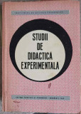 STUDII DE DIDACTICA EXPERIMENTALA-V. BUNESCU, P. POPESCU-NEVEANU