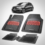 Cumpara ieftin Covorase Cauciuc Volkswagen Polo Compatibil Mk6 Hatchback 5 usi 2017-2025 | Red