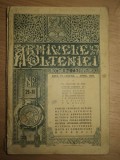 ARHIVELE OLTENIEI , ANUL VI , NO. 29 - 30 , IAN-APR de C.D. FORTUNESCU , CH. LAUGIER , 1927