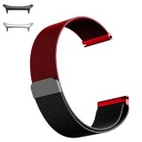 Curea otel, Milanese Loop Slim, compatibila cu Samsung Galaxy Watch Ultra, Black Wine