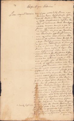 HST A1729 Suplică secol XIX satul Dupuș Sibiu către Guberniu limba latină foto