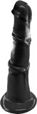 Dildo Stallion, PVC, Negru, 31.5 cm, Mokko Toys