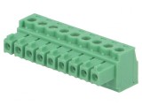 Regletă de Conexiuni Deconectabilă 3,81mm 9 Piste Drept Mufă