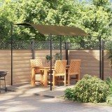 VidaXL Copertină de soare, gri taupe, 3 x 2,4 m, 180 g/m&sup2;
