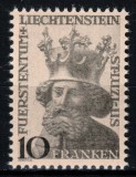 Liechtenstein 1946, Mi #247**, Sfantul Lucius, MNH, cota 60,- &euro;!