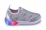 Pantofi Sport LED Bibi Space Mermaid 24 EU, Mov, BIBI Shoes