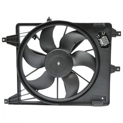Electroventilator racire Dacia Logan I 2004-2008 benzina 1.4, 1.6 cu A/C 12941 6001550769 foto