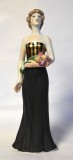 Cantareata de opera - statueta din portelan Kiev Ucraina URSS - anii 1960