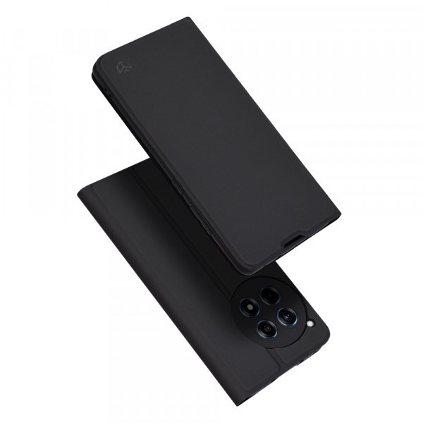 Husa pentru OnePlus 12R, Techsuit, Magskin Book, Neagra