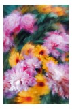 Tablou Canvas floral cu design de petale vesele, 26 x 39 cm, CMCLASS