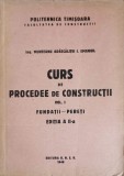 CURS DE PROCEDEE DE CONSTRUCTII VOL.1 FUNDATII - PERETI-MUNTEANU ADASCALITEI I. EMANOIL-247958