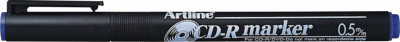 Cd/dvd-marker Artline 883, Corp Plastic, Varf Rotund 0.5mm - Albastru foto