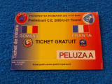 Bilet meci fotbal ROMANIA U21 - FRANTA U21 (16.10.2007)