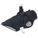 Cumpara ieftin Haina pentru Caini Albastru marin L36 Fleece si poliester