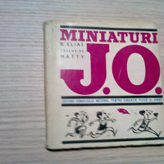 MINIATURI J.O. - B. Elias - MATTY (desene) - Educatie Fizica si Sport, 1968