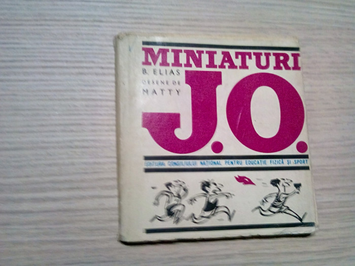 MINIATURI J.O. - B. Elias - MATTY (desene) - Educatie Fizica si Sport, 1968