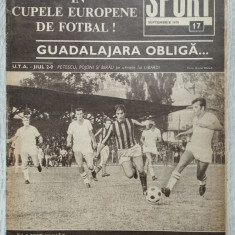 Revista SPORT nr. 17 - Septembrie 1970