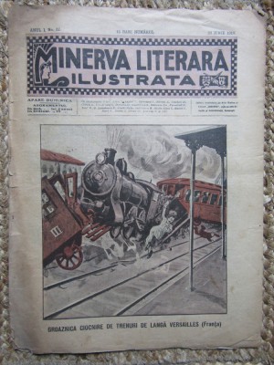 Revista Minerva literară ilustrată - ANUL I Nr. 32 din 20 IUNIE 1910 foto