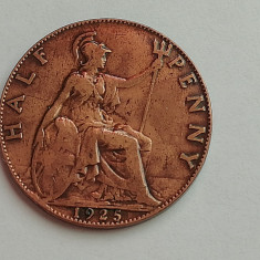 M3 C50 - Moneda foarte veche - Anglia - Half penny - 1925