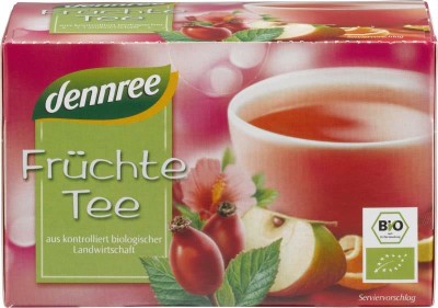 Ceai de Fructe Bio 40gr Dennree foto