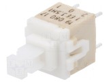 Comutator tastatură DPST 0,1A/32VDC alb 3,5N