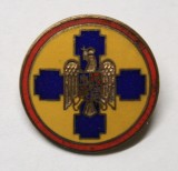 INSIGNA REGALISTA &bdquo;FRONTUL RENASTERII NATIONALE&rdquo;. DIAMETRU 25 MM.