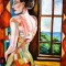 Tablou abstract-Prin fereastra