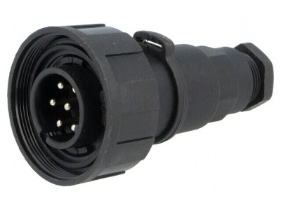 Conector Circular Mufă Tată 7 Pin Filet Interior PX0745/P foto
