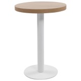 Cumpara ieftin Masă de bistro, maro deschis, 60 cm, MDF